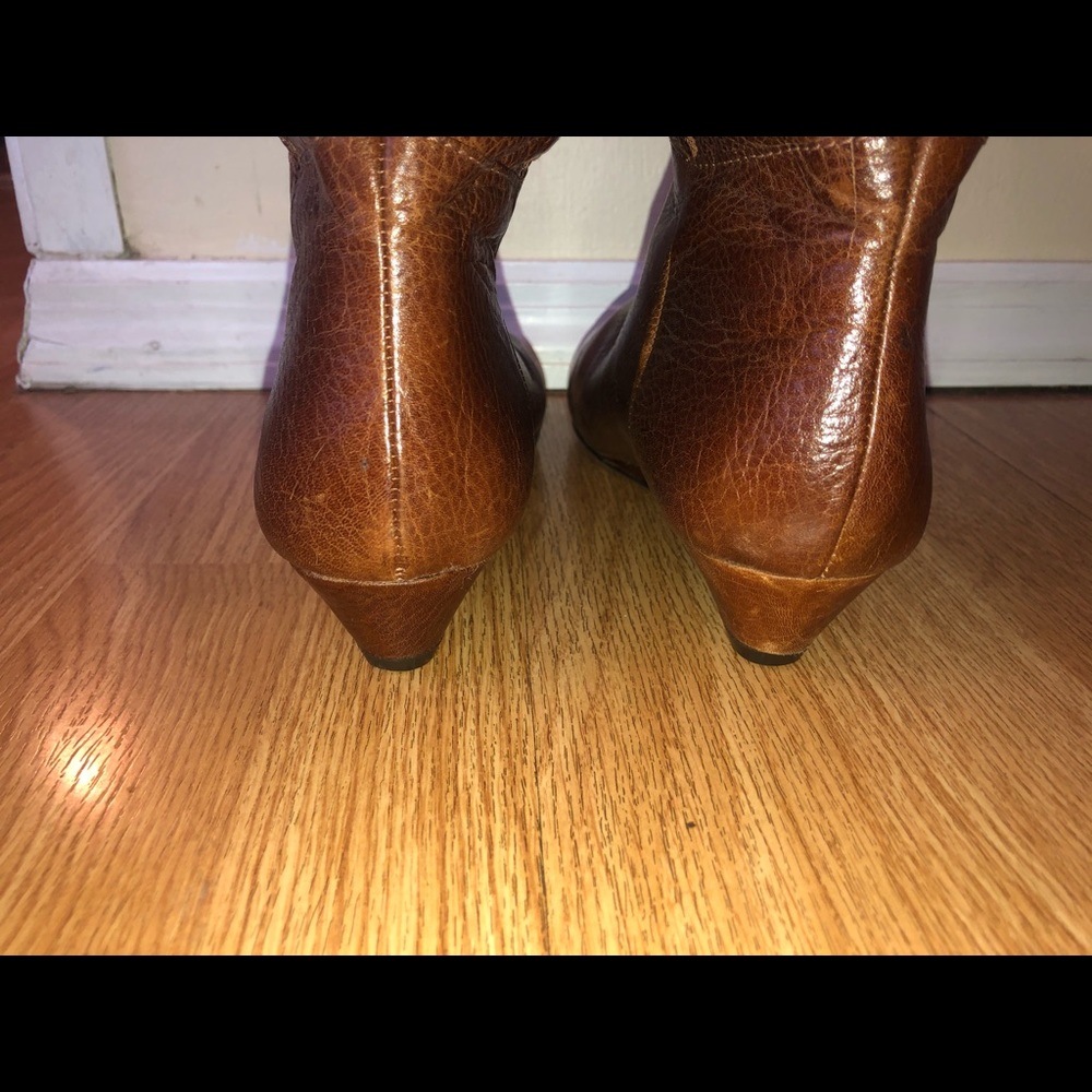 Steven Steve Madden Brown Distressed Wedge Boot - image 8